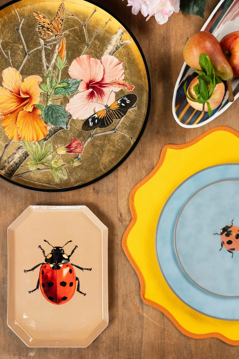 Les Ottomans ITP15 bakke jern trykt blomstret let