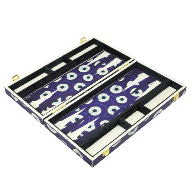 Les Ottomans Backgammon Eye backgammonspil kompakt