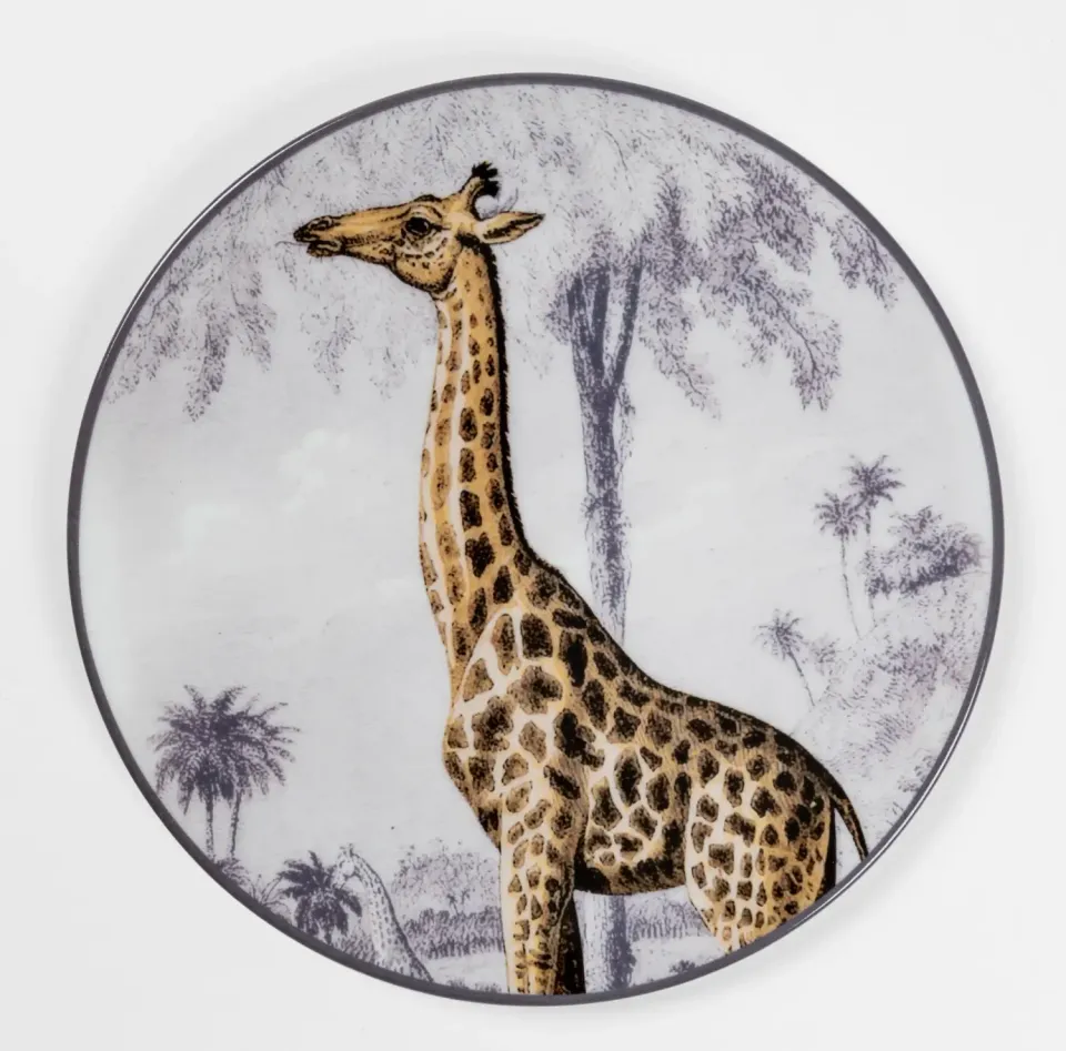 Les Ottomans La Menagerie MEN05 desserttallerken porcelæn