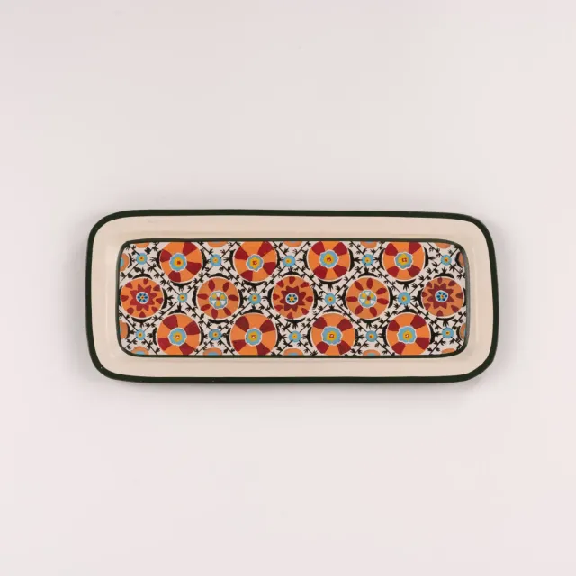 Les Ottomans Ikat IT188 bakke jern håndmalet