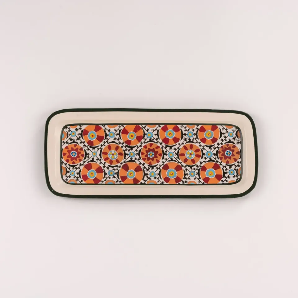 Les Ottomans Ikat IT188 bakke jern håndmalet