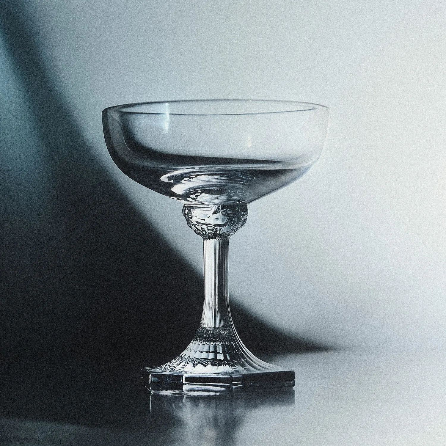 Kgl. Porcelæn Aurora coupe champagneglas 25 cl 2 stk krystal