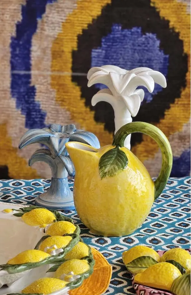 Les Ottomans FRJ01 kande citron 1 liter håndmalet