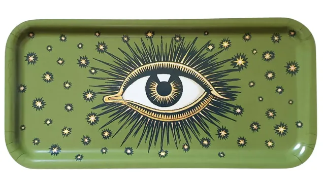 Les Ottomans Eye EYE04 bakke træ øje-motiv