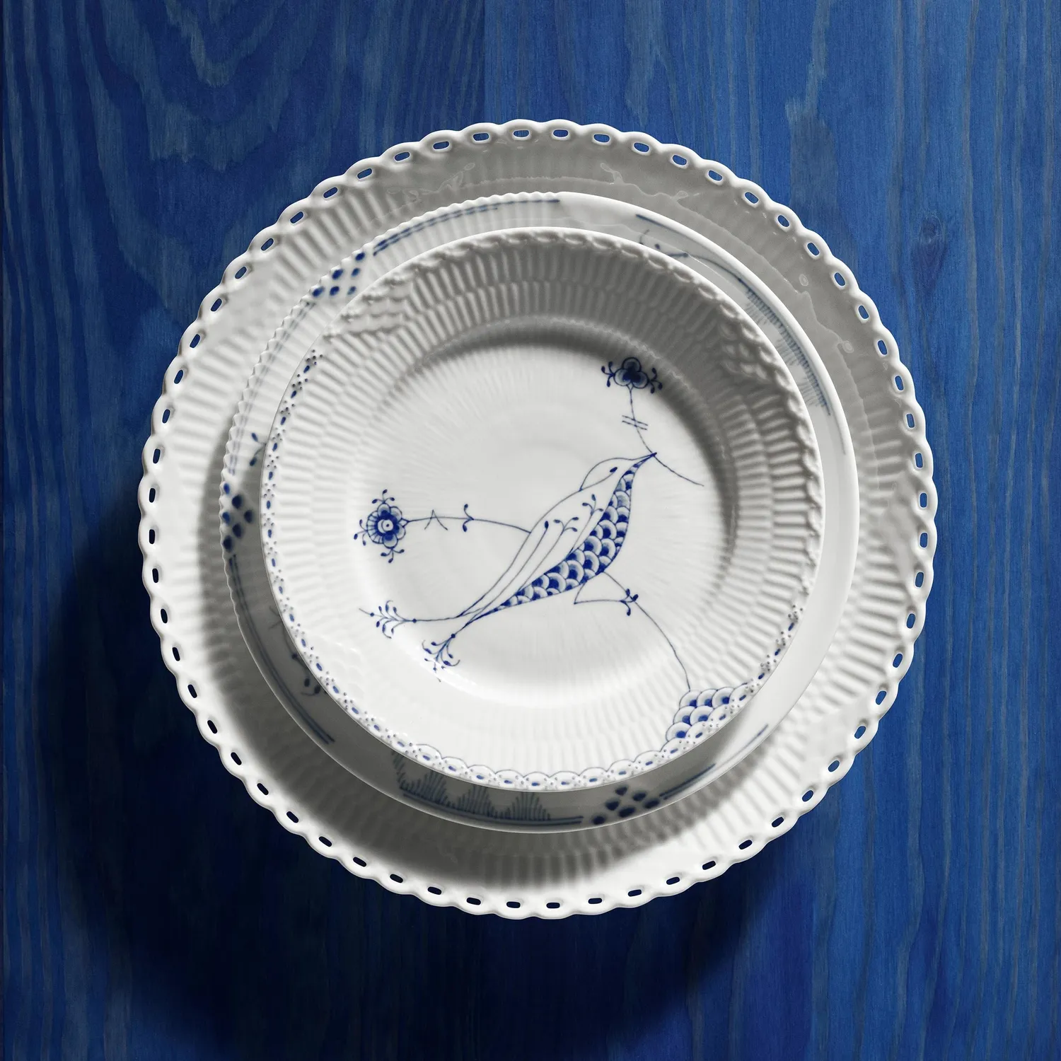 Kgl. Porcelæn Royal Creatures tallerken 19 cm stær