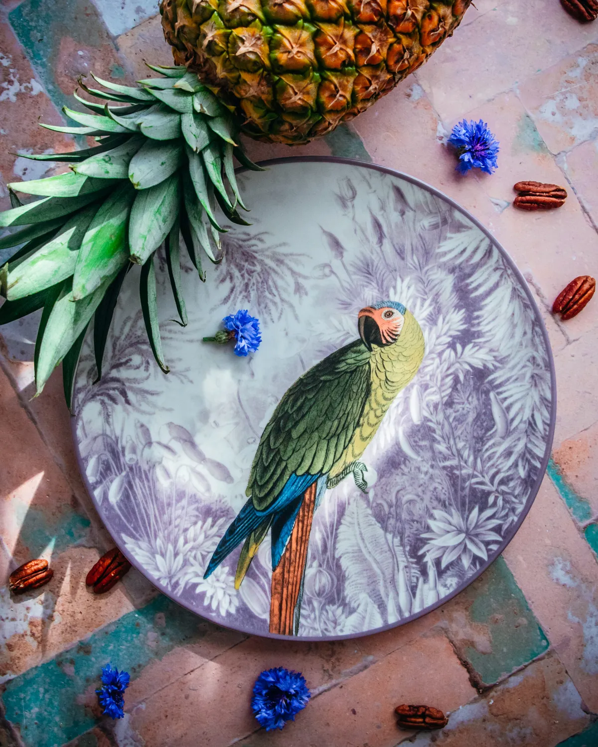 Les Ottomans La Menagerie Ottomane MEN12 tallerken porcelæn tropisk