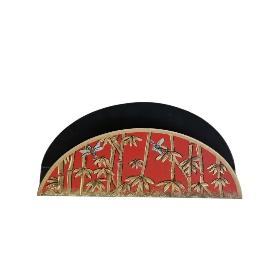 Les Ottomans Bamboo servietring håndmalet jern