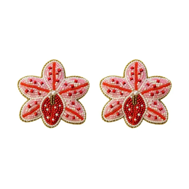 Les Ottomans Brazilian Orchids BOR17 servietringe 2 stk perler