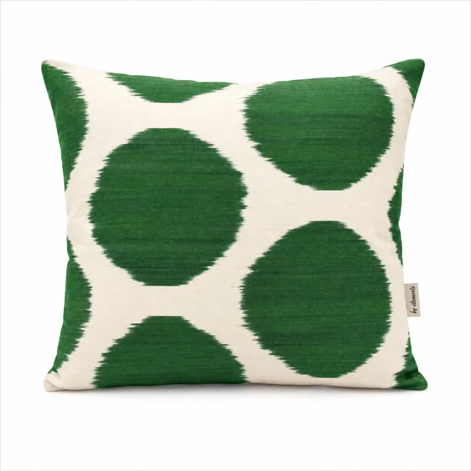 Les Ottomans Ikat S363 pudebetræk silke