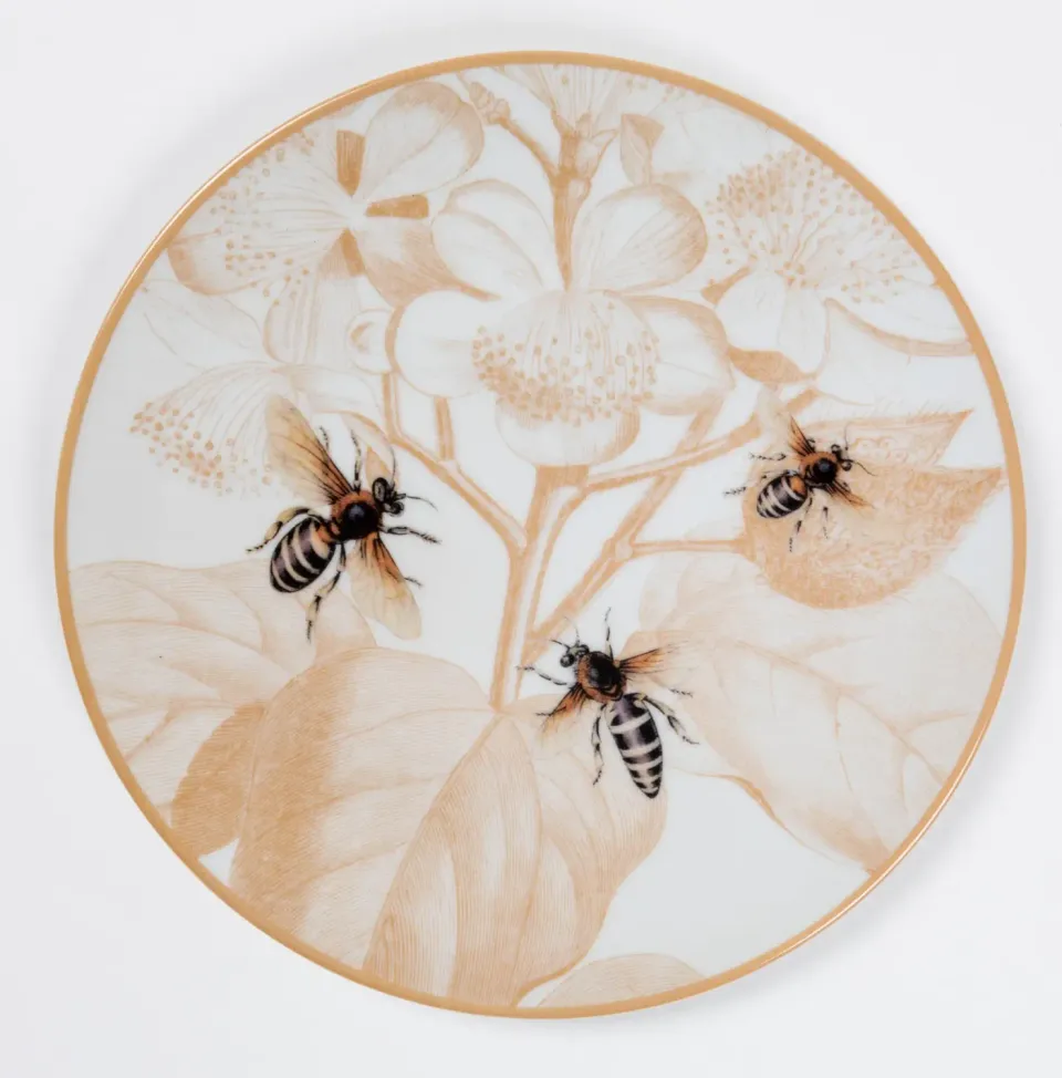 Les Ottomans La Menagerie MEN08 desserttallerken porcelæn