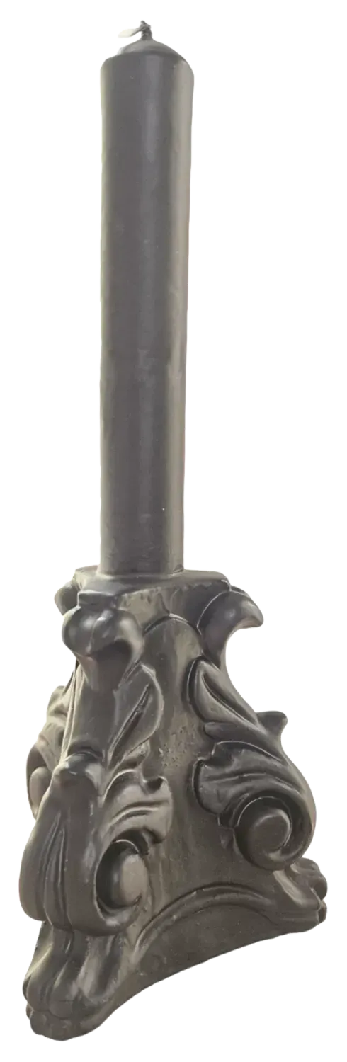 Les Ottomans lys sort håndmalet stageform