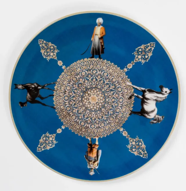 Les Ottomans Costantinopoli COST07 middagstallerken porcelæn