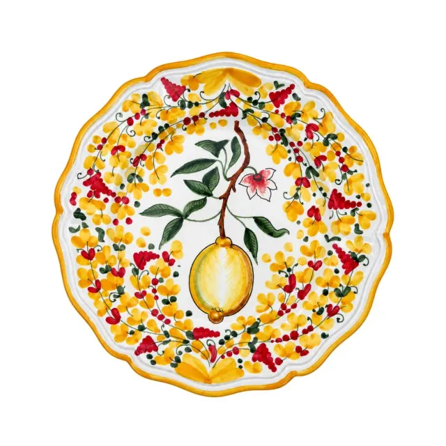 Les Ottomans Fall Veggie FVE04 middagstallerken 27 cm håndmalet