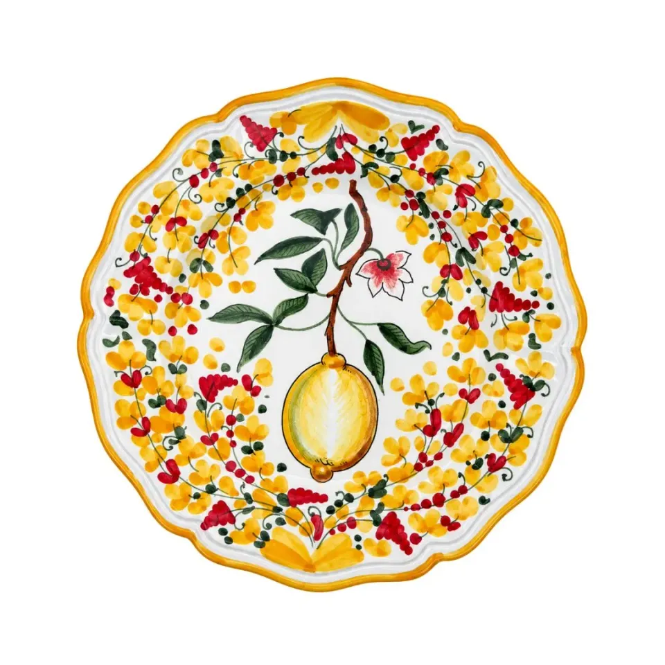 Les Ottomans Fall Veggie FVE04 middagstallerken 27 cm håndmalet