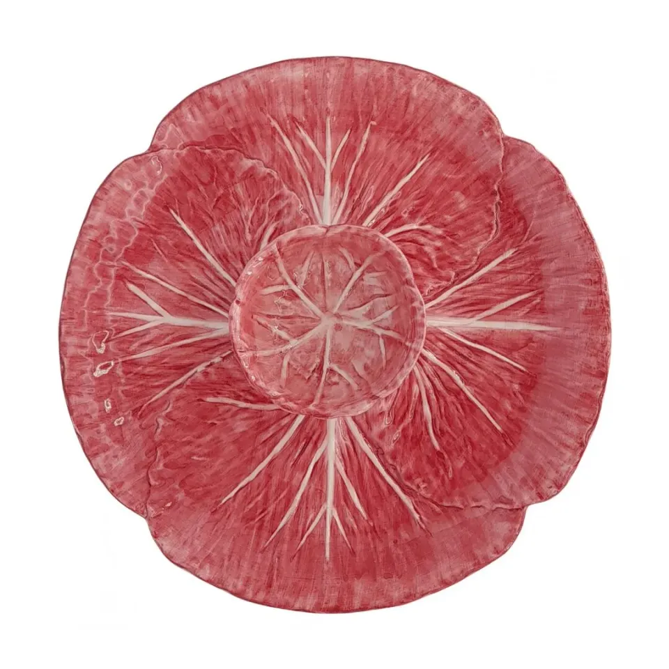Les Ottomans Radicchio RD07 sovseskål keramik håndmalet