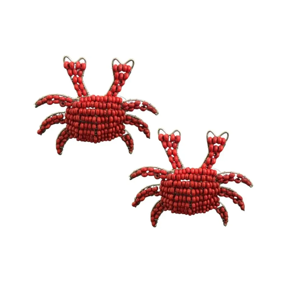 Les Ottomans TKB05 servietringe krabbe perler 2 stk