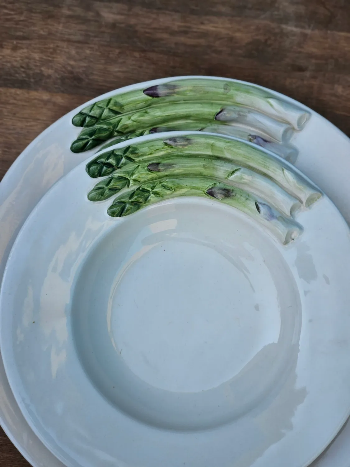 Les Ottomans Asparagi pastatallerken håndmalet keramik