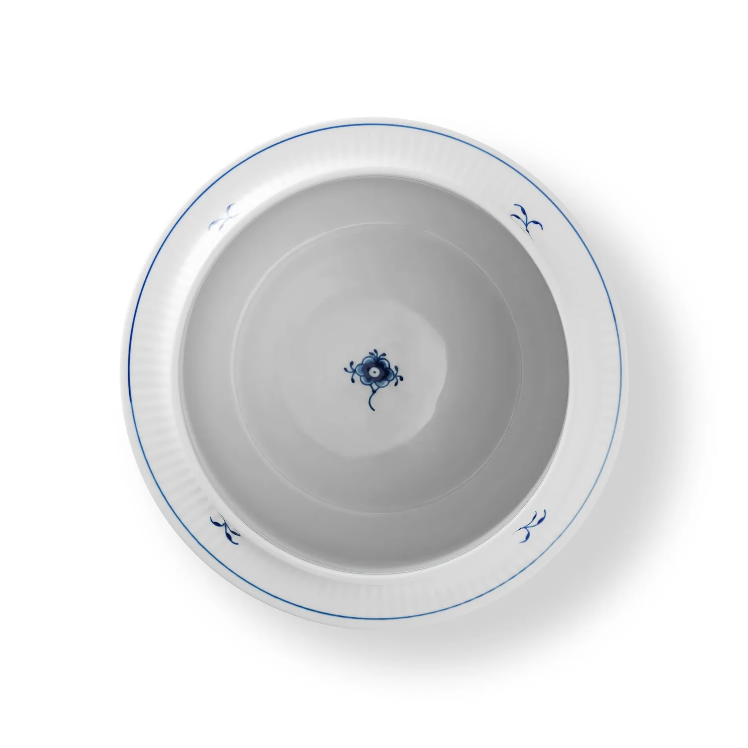 Royal Copenhagen Musselmalet Riflet vinkøler 21,5 cm