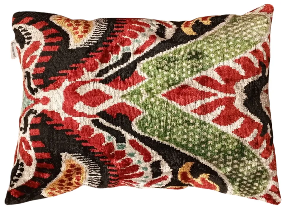 Les Ottomans V747 pudebetræk silkefløjl ikat