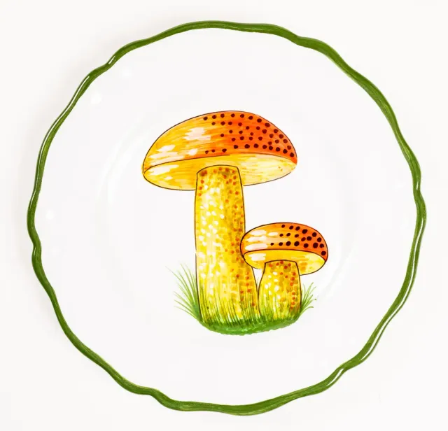 Les Ottomans Funghi MU04 desserttallerken svampemotiv