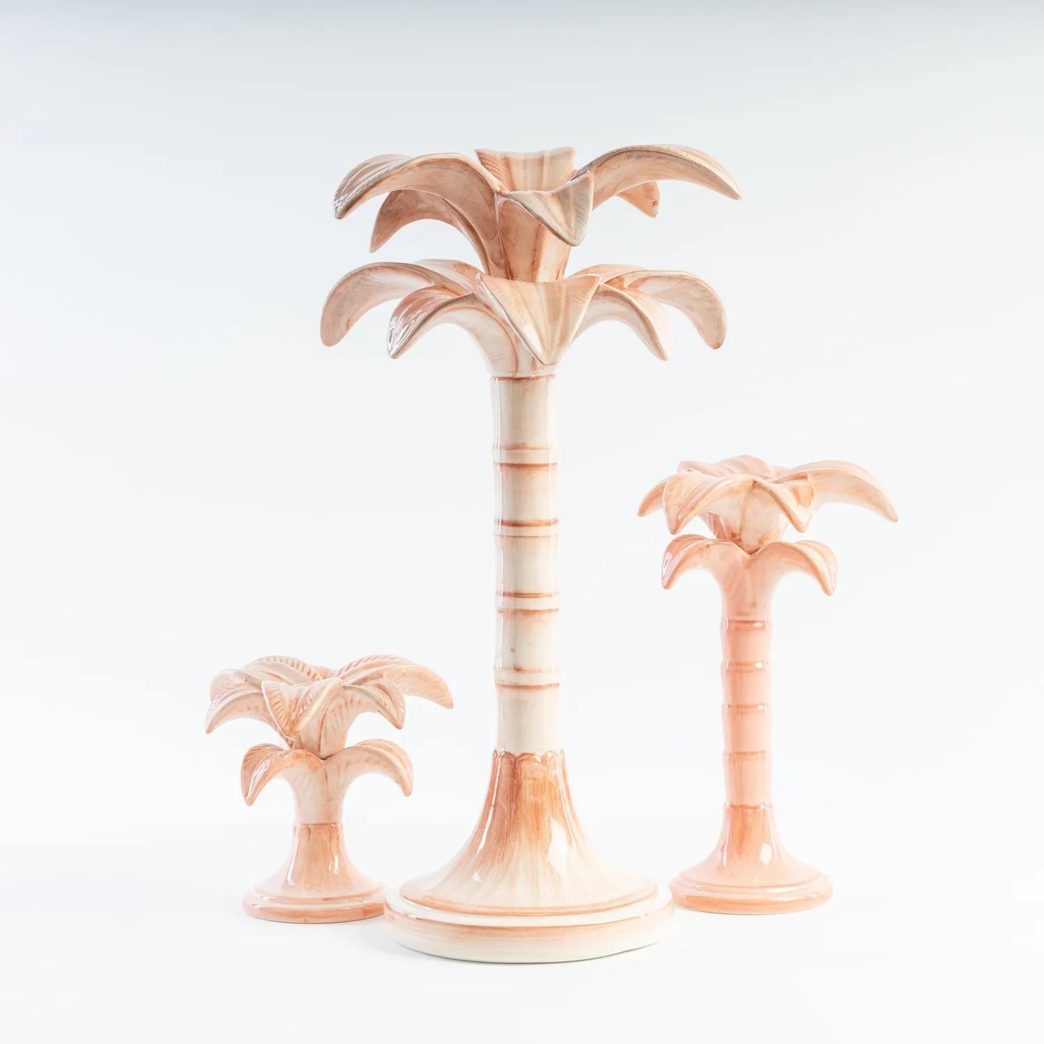 Les Ottomans Palm MARP05 lysestage rosa medium