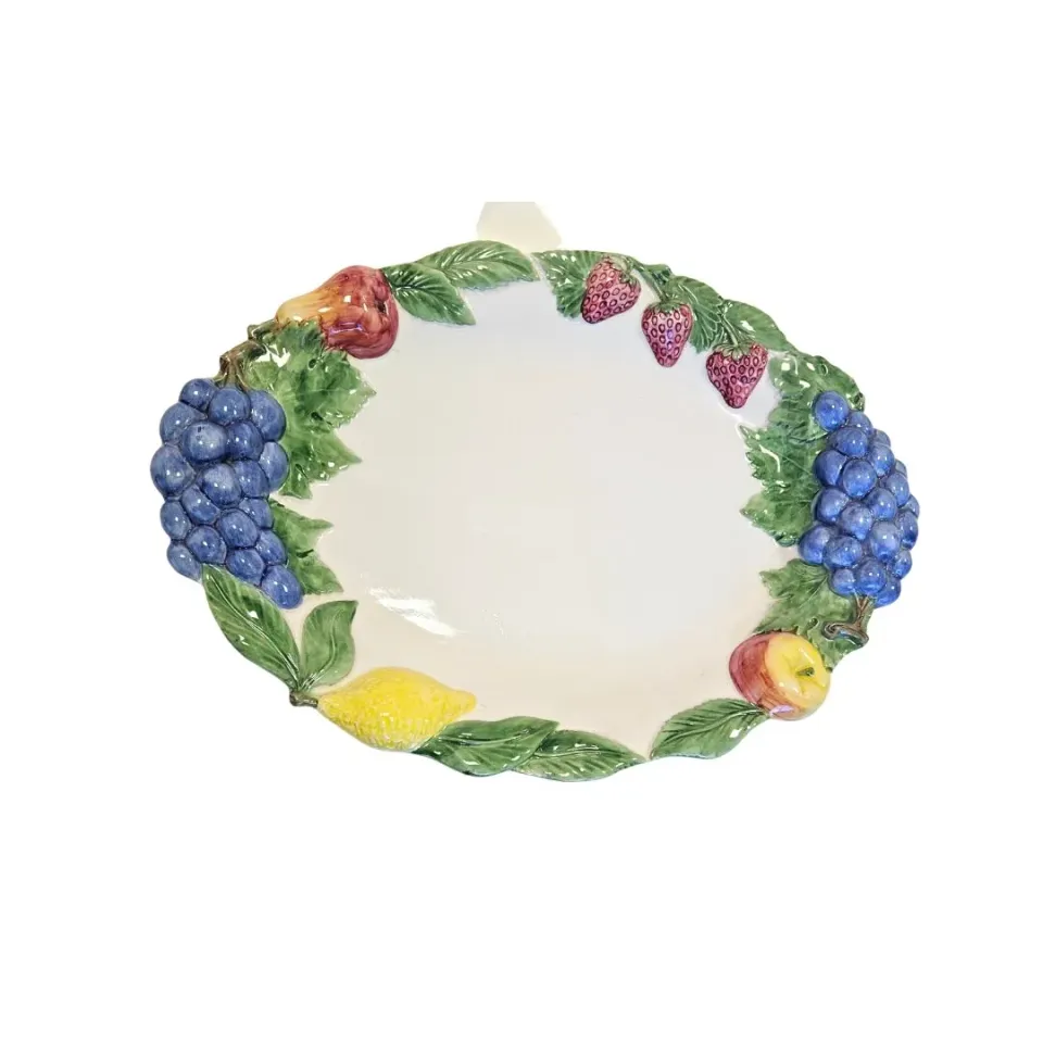 Les Ottomans Berries fad håndmalet bær