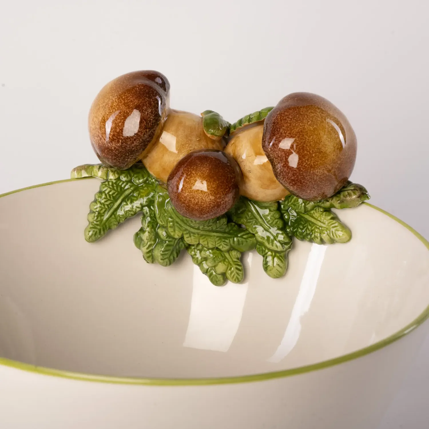 Les Ottomans Funghi MUTT08 skål keramik håndmalet