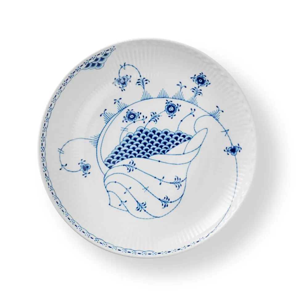 Kgl. Porcelæn Royal Creatures tallerken Konkylie 25 cm