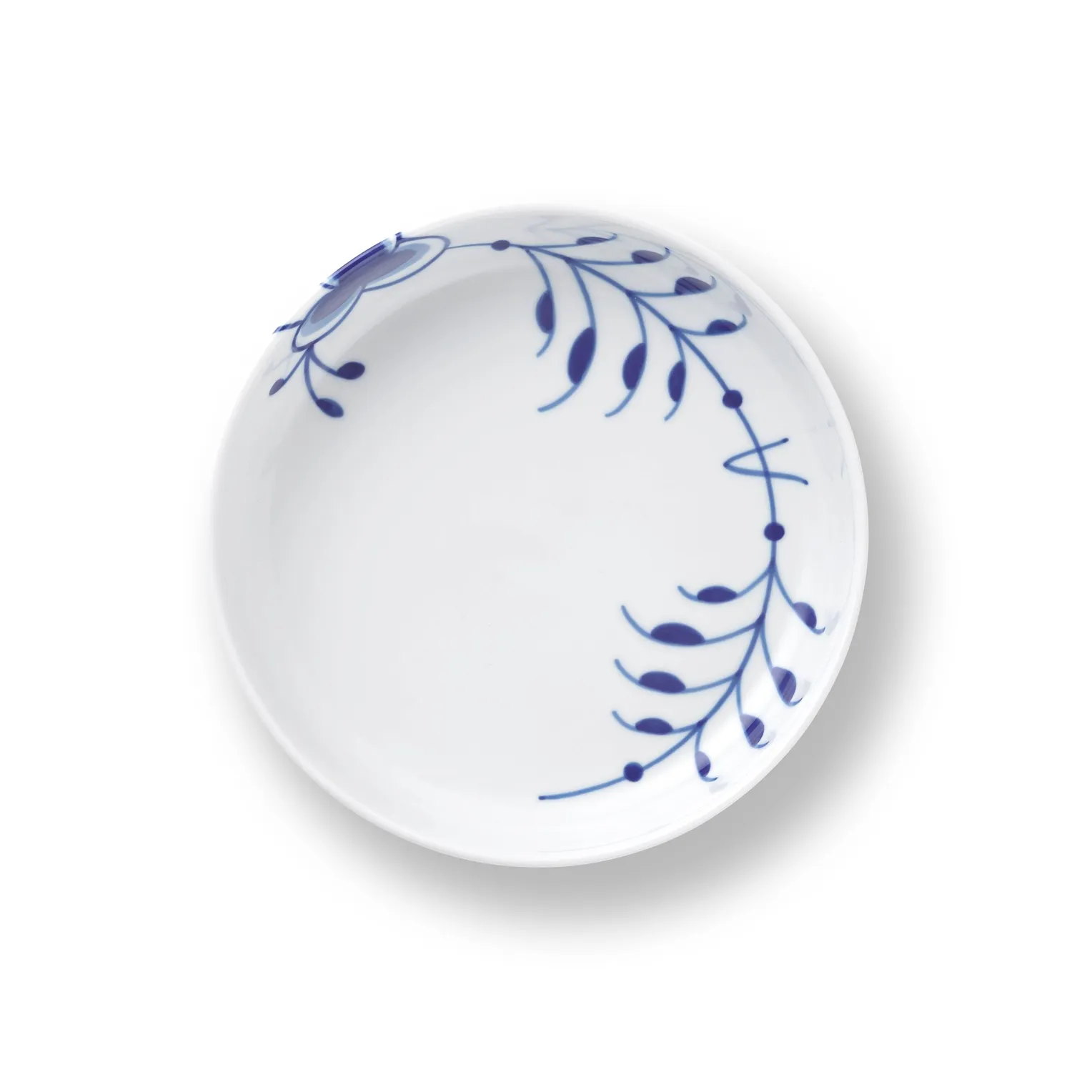 Kgl. Porcelæn Blå Mega Riflet ovnfast fad 18,5 cm blå