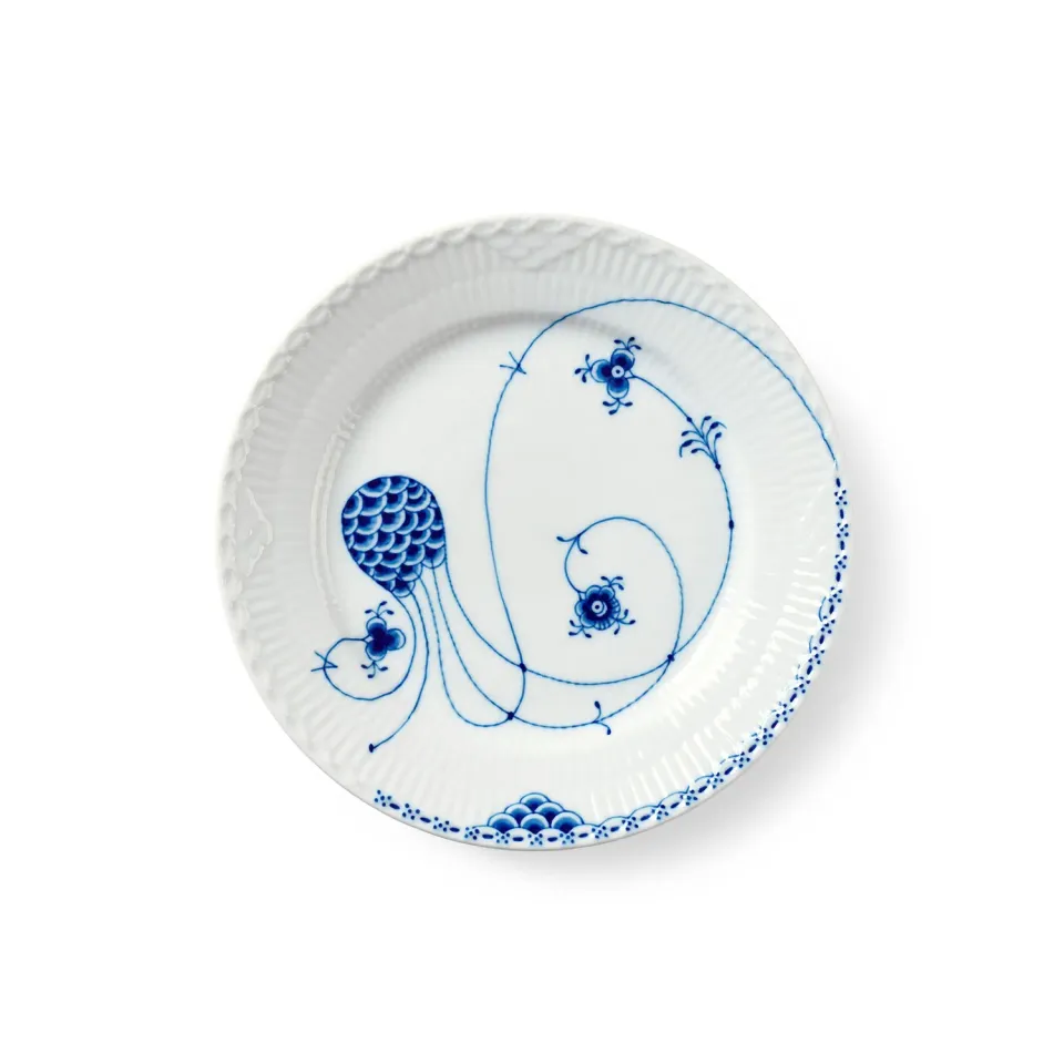 Kgl. Porcelæn Royal Creatures Blæksprutte tallerken 19cm