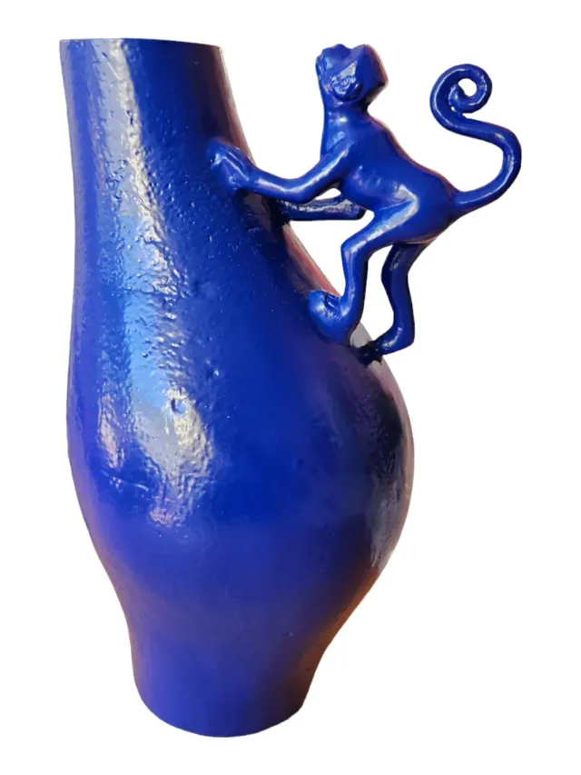 Les Ottomans Menagerie vase aluminium MENA02