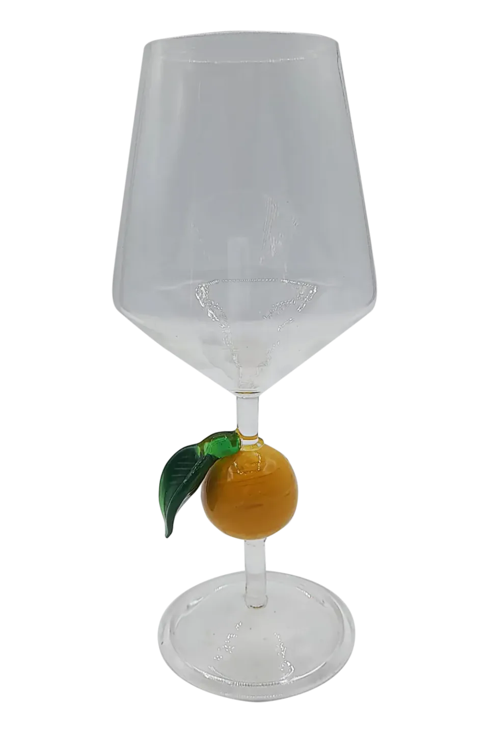 Les Ottomans Arancia vinglas orange skulptureret glas