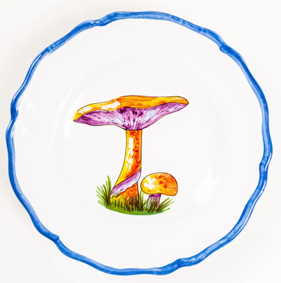 Les Ottomans Funghi MU03 desserttallerken svampemotiv