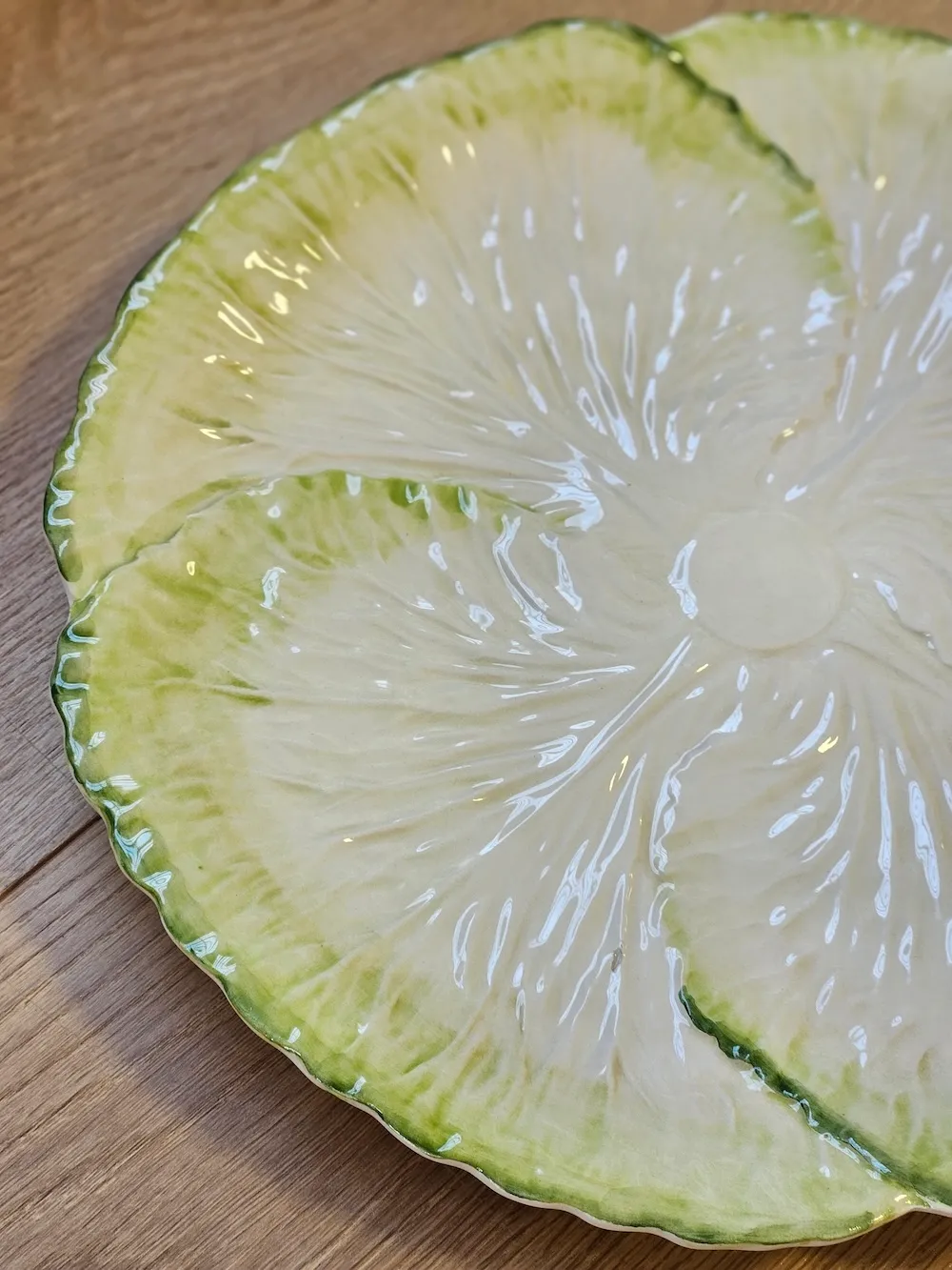 Les Ottomans Radicchio dækketallerken håndmalet keramik