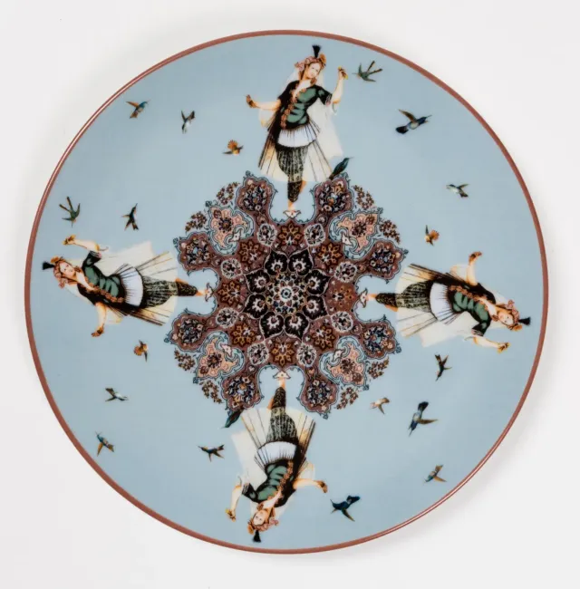 Les Ottomans Costantinopoli COST11 middagstallerken porcelæn