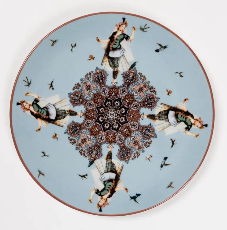 Les Ottomans Costantinopoli COST11 middagstallerken porcelæn