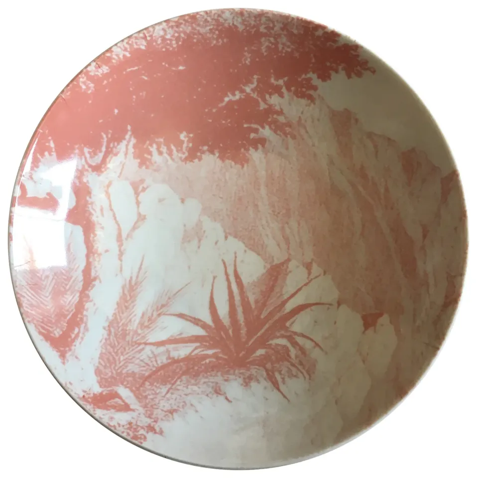 Les Ottomans Menagerie MENB01 skål porcelæn eksotisk