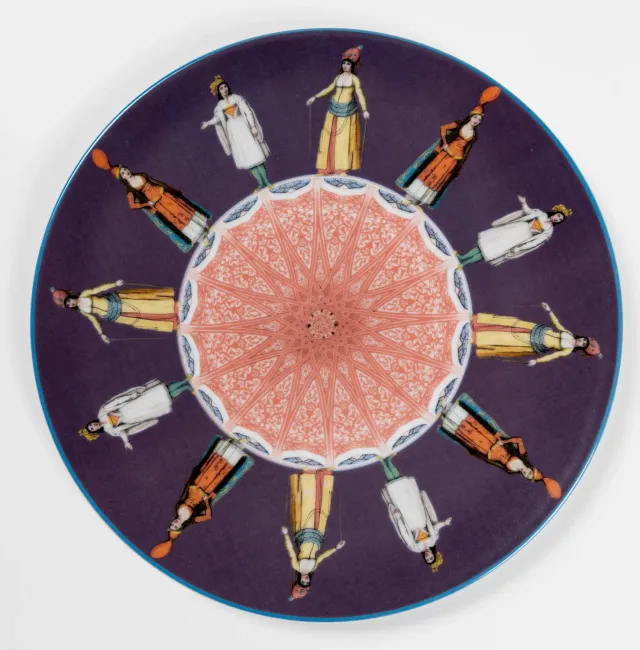 Les Ottomans Costantinopoli COST01 tallerken porcelæn