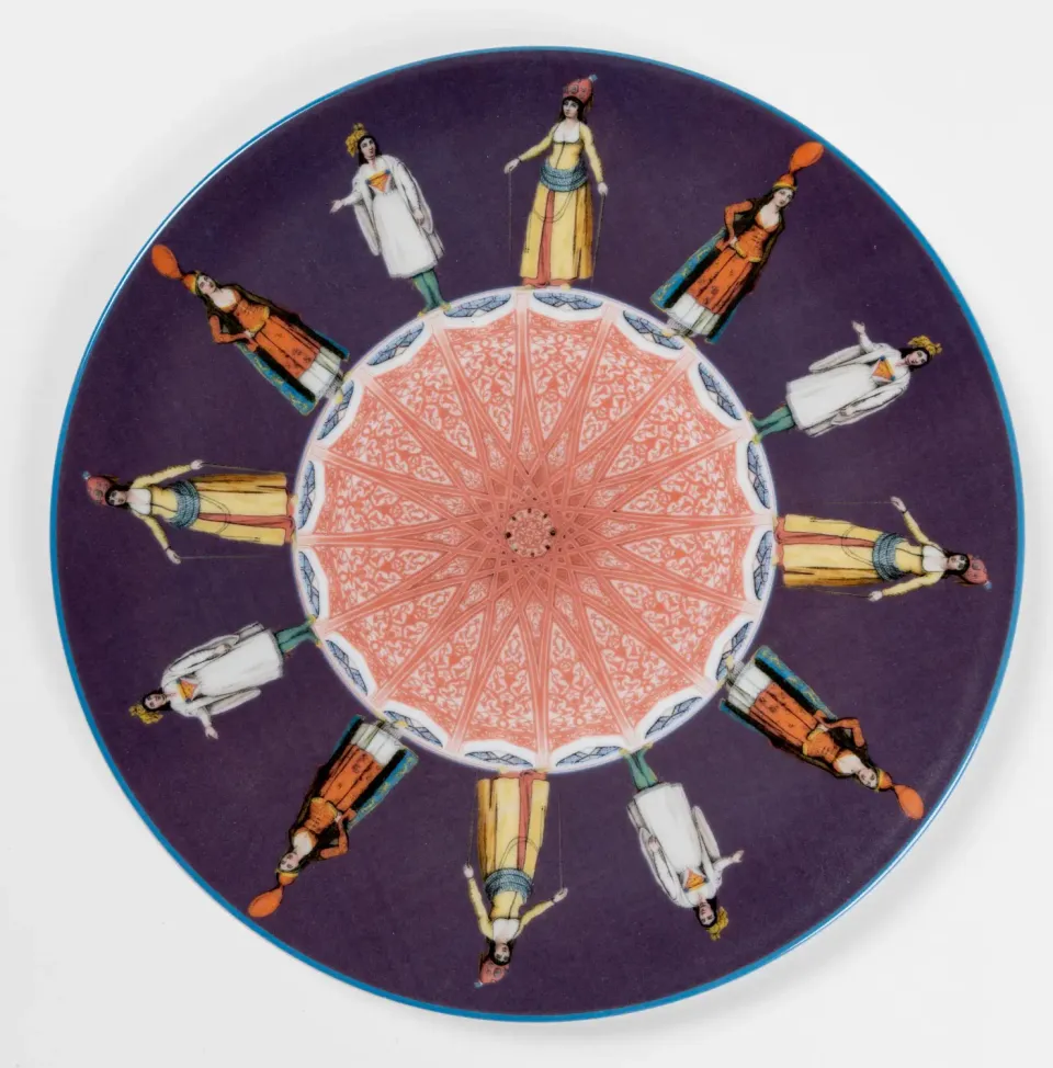 Les Ottomans Costantinopoli COST01 tallerken porcelæn