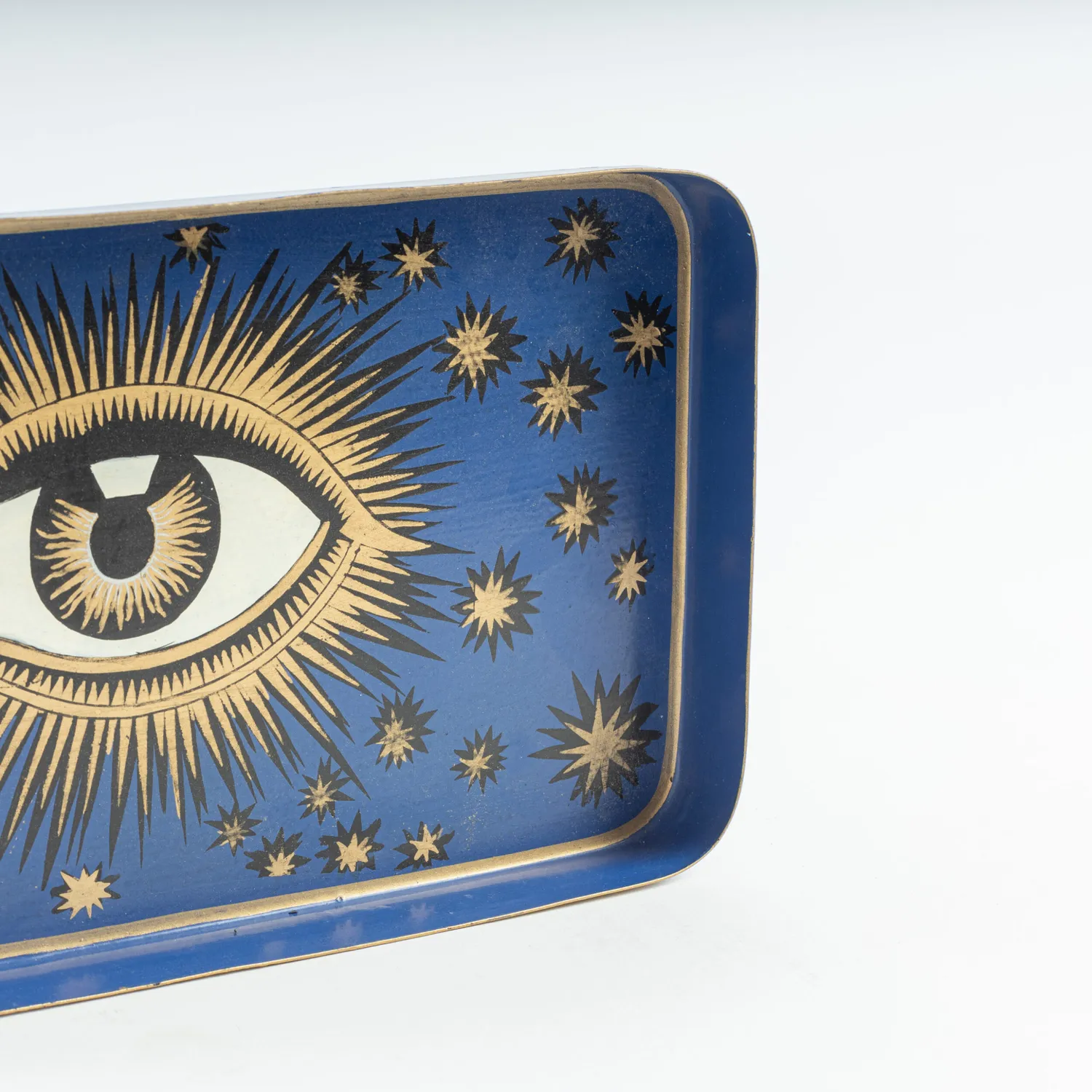Les Ottomans All-Seeing Eye EYT01 Bakke Metal Håndmalet