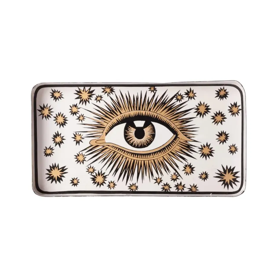 Les Ottomans All-Seeing Eye EYT04 bakke håndmalet jern