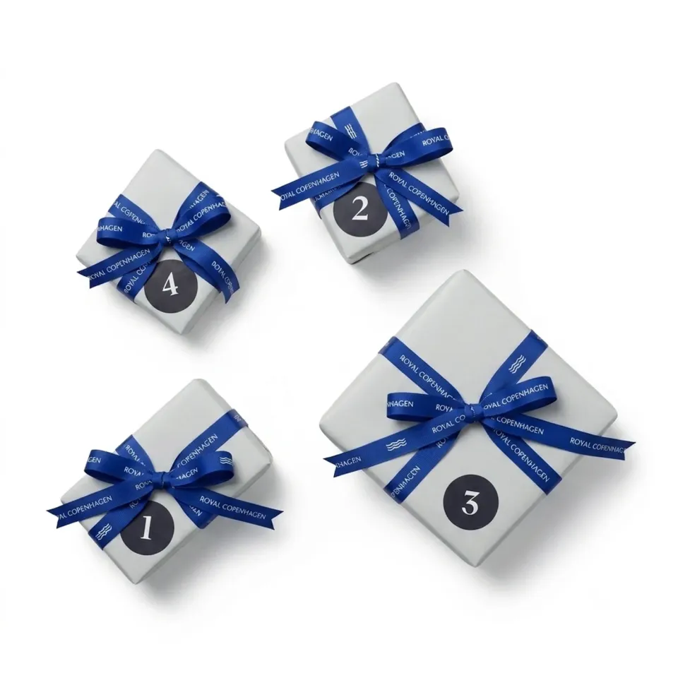 Kgl. Porcelæn Adventskalender 2026 Tidløse Klassikere 4 stk porcelæn