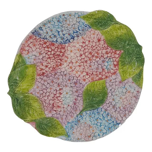 Les Ottomans Hortensia middagstallerken håndmalet pastel