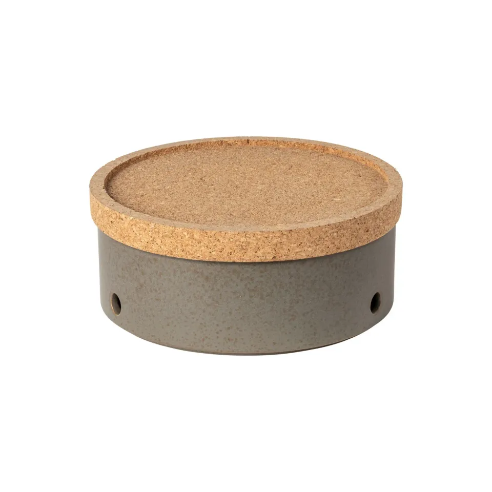 Costa Nova Redonda løgkrukke Oak Brown mat glasur