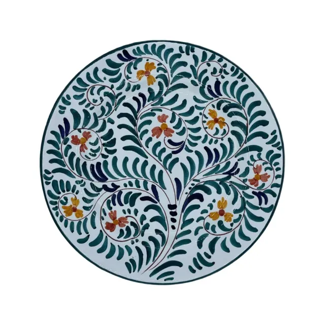 Les Ottomans middagstallerken håndmalet keramik blomst