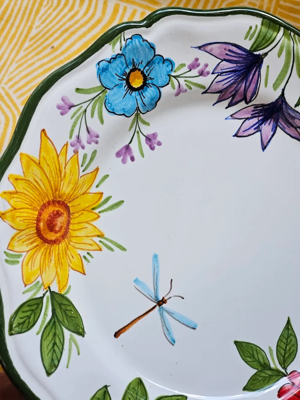 Les Ottomans Floreale Libellula tallerken sæt 2 stk blomst