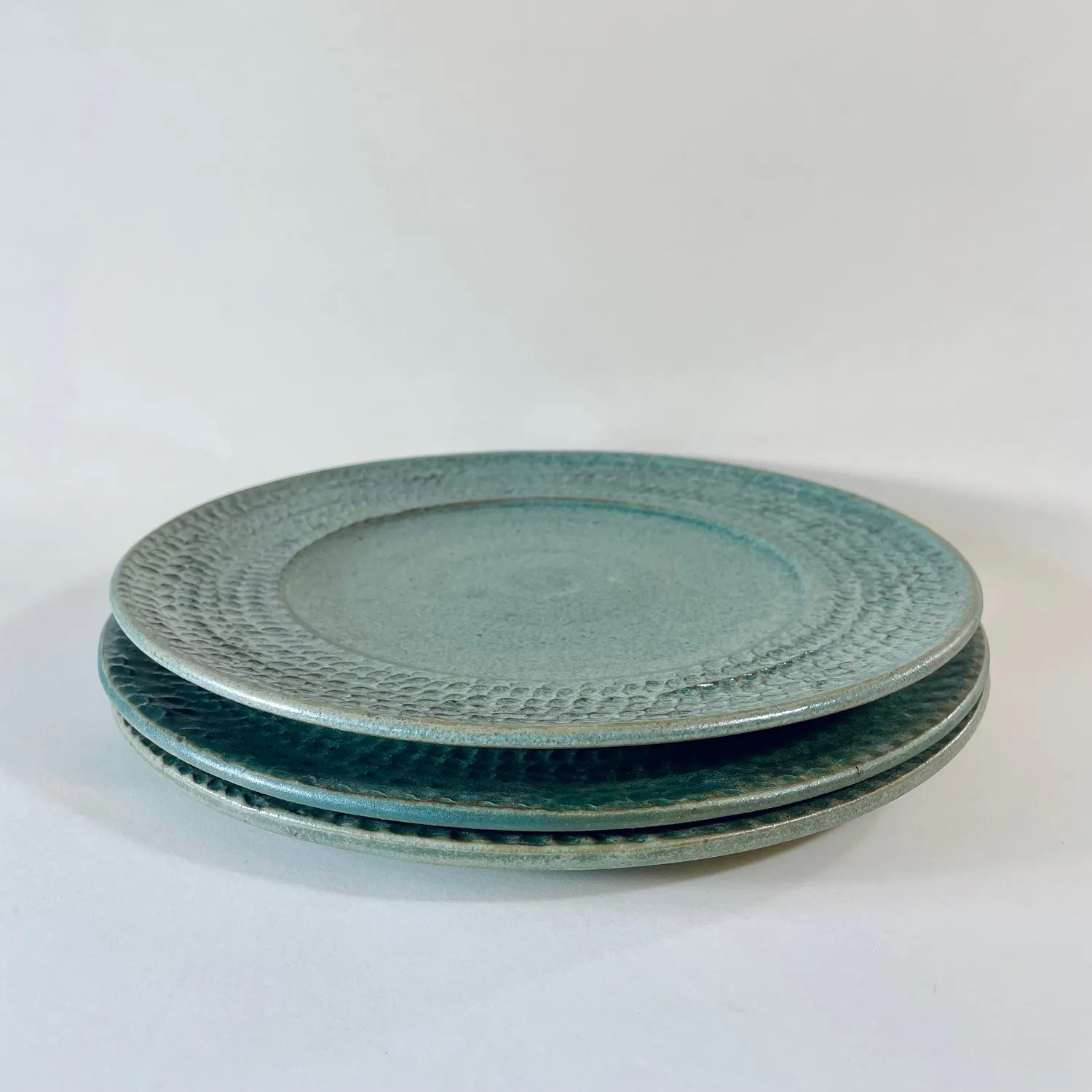 Marie Debié Ceramics Green tallerken 23 cm stentøj