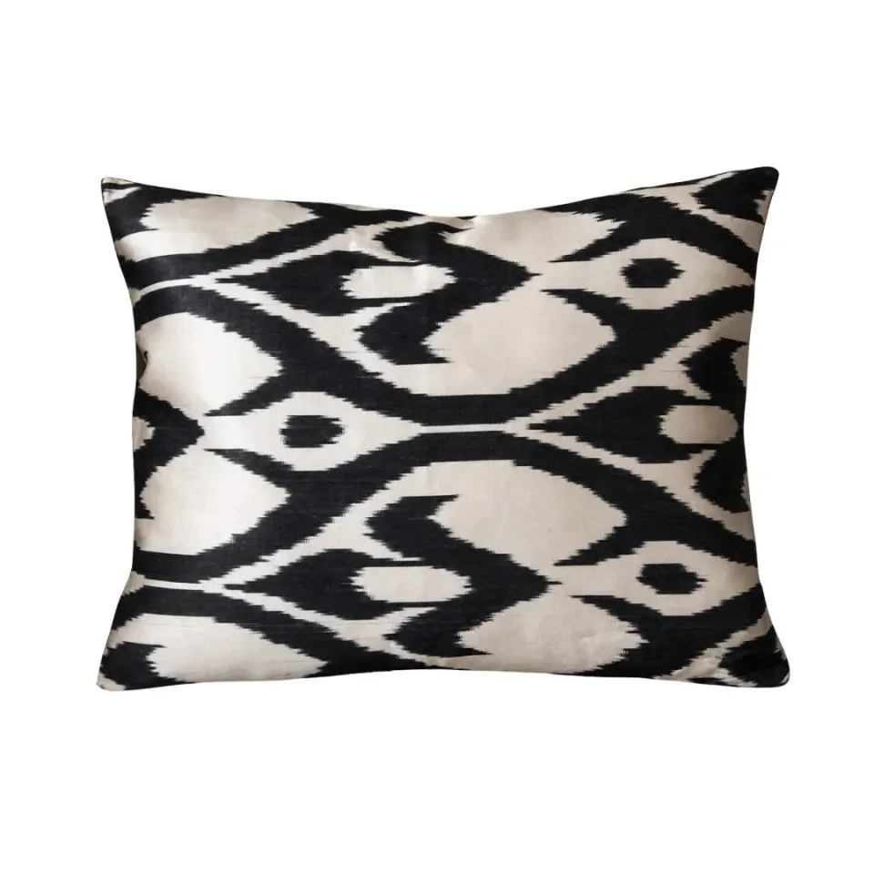 Les Ottomans Ikat S197 pudebetræk silke
