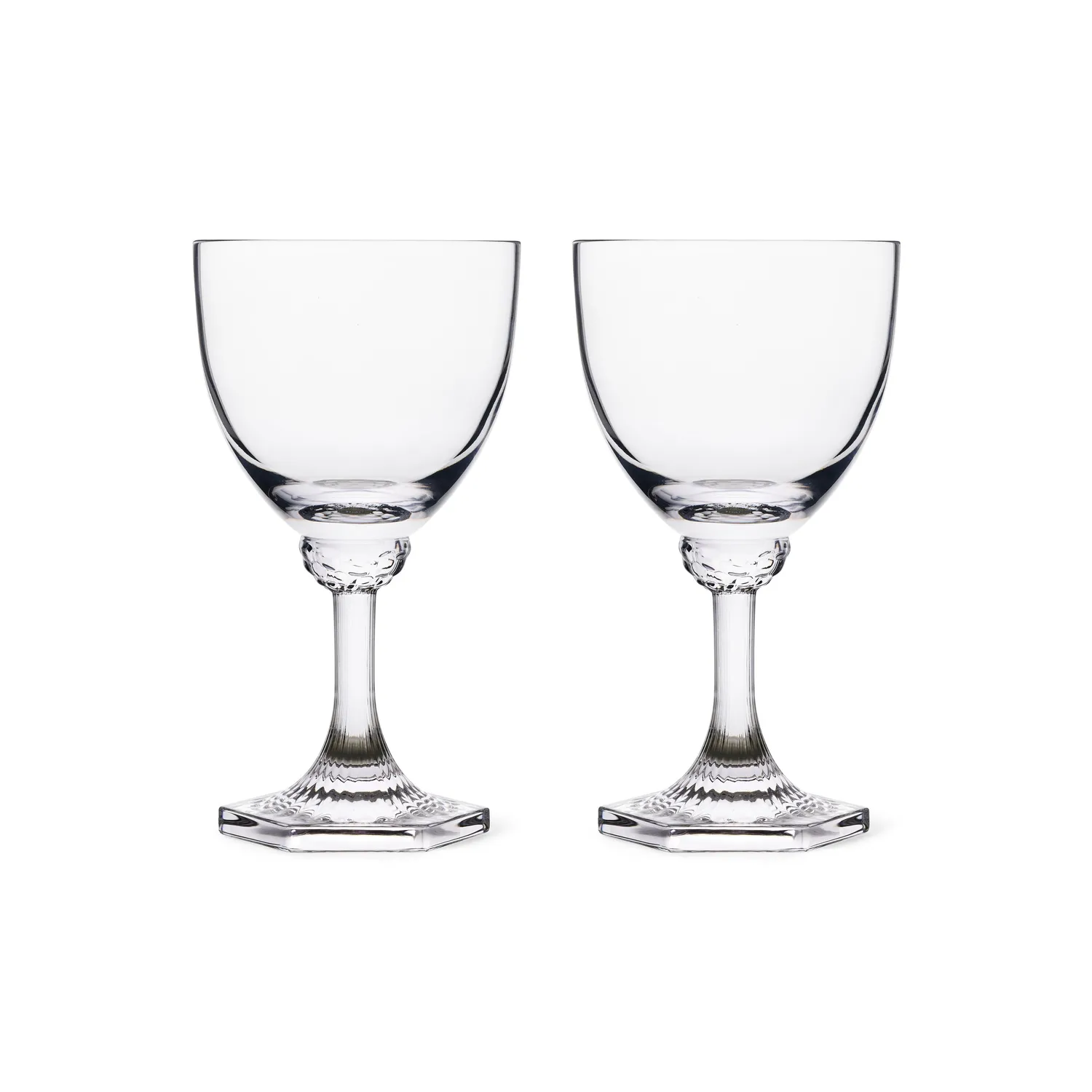 Kgl. Porcelæn Aurora vinglas 30 cl 2 stk krystal