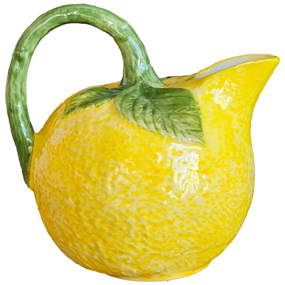 Les Ottomans FRJ01 kande citron 1 liter håndmalet